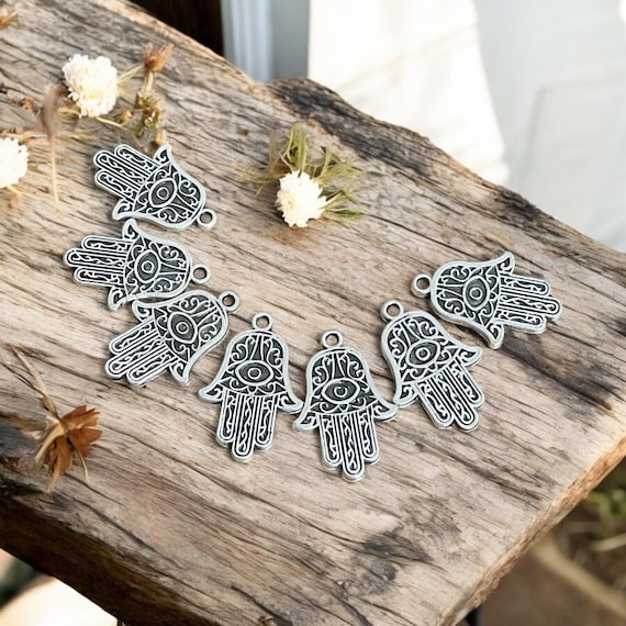 Handmade Brass Earring Charms - Jewelry Making Supplies and Findings. 7029