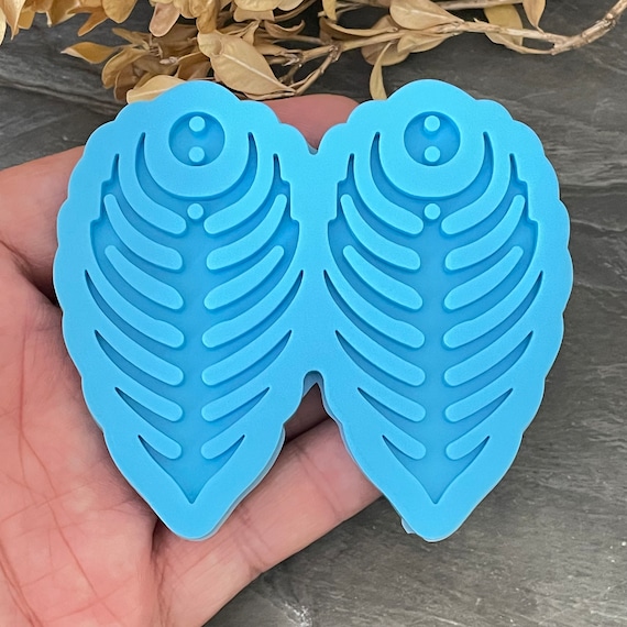 Leaf Silicone Resin Mold. Christmas Epoxy Mold. Resin Molds Silicone - 6015