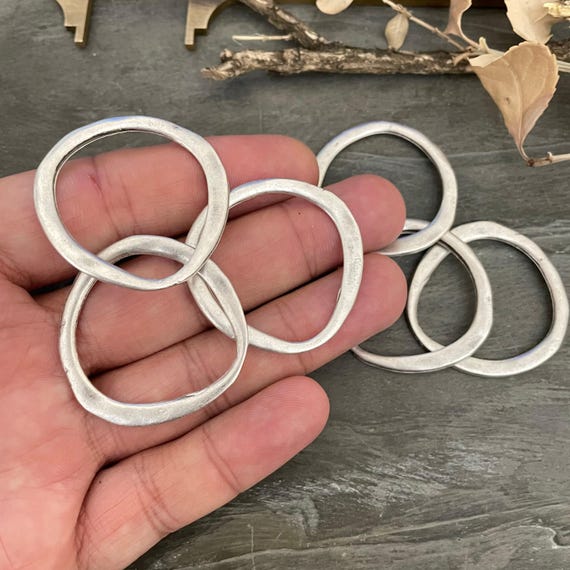 Earring Findings: Brass and Silver - Lead & Nickel Free Components - 8213