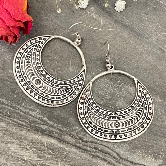 Artisan Statement Earrings - Dazzling Colors and Unique Designs - 5406