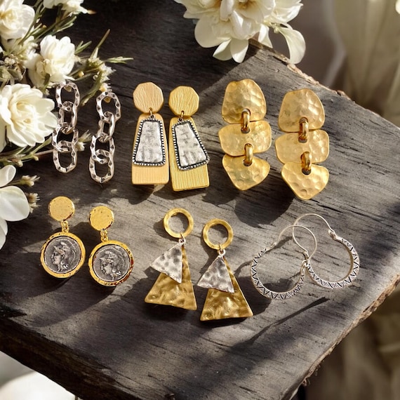 Colorful Boho Earring Set - 6 Pairs Included - 5361