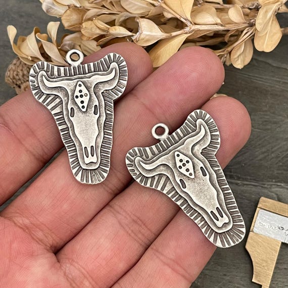 Earring Findings: Silver Plated and Brass Charms (Jewelry Making Essentials) - 8146