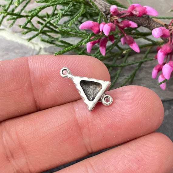 Silver Plated Earring Charms: Bohemian Jewelry Making Supply (6 Pieces) - 7007