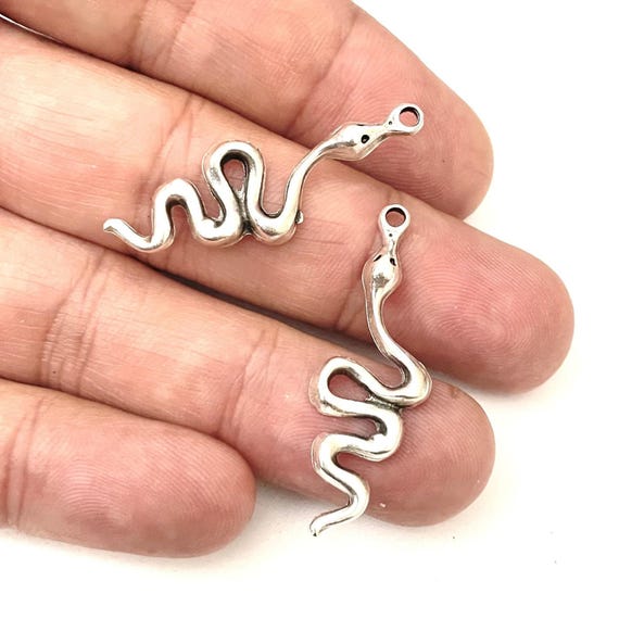 Boho Chic Silver Statement Earrings - Bohemian Tribal Jewelry. 2 Pieces - 8253