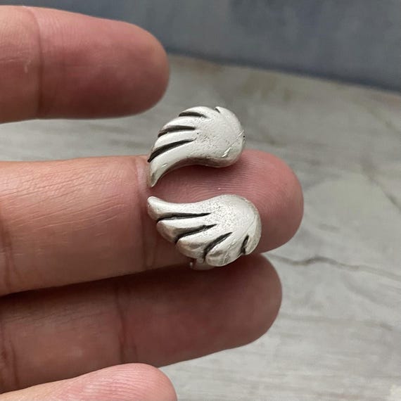 Antique Silver Plated Brass Adjustable Unique Ring. - 4488