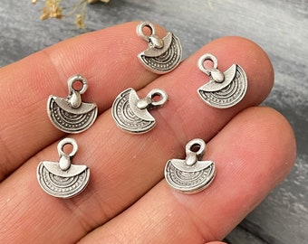 Brass Bohemian Earring Charms Findings for Jewelry Set Supply Making. Silver Plated Jewelry Designs for Jewelry making.12 GR  Pieces- 8203