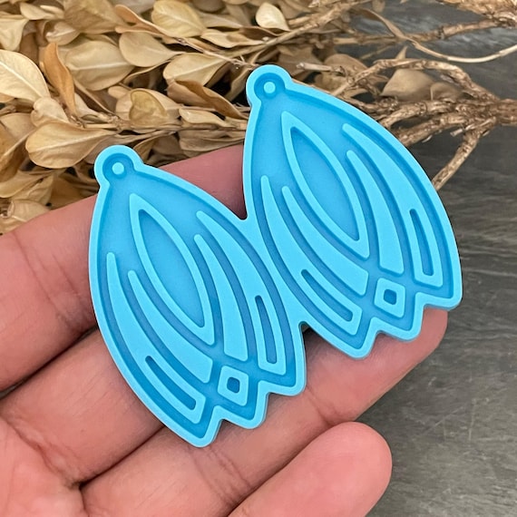 Bohemian Silicone Resin Mold: Earring & Pendant DIY - 6012
