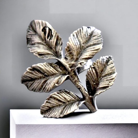 Antique Silver Plated Brass Adjustable Unique Ring.4330