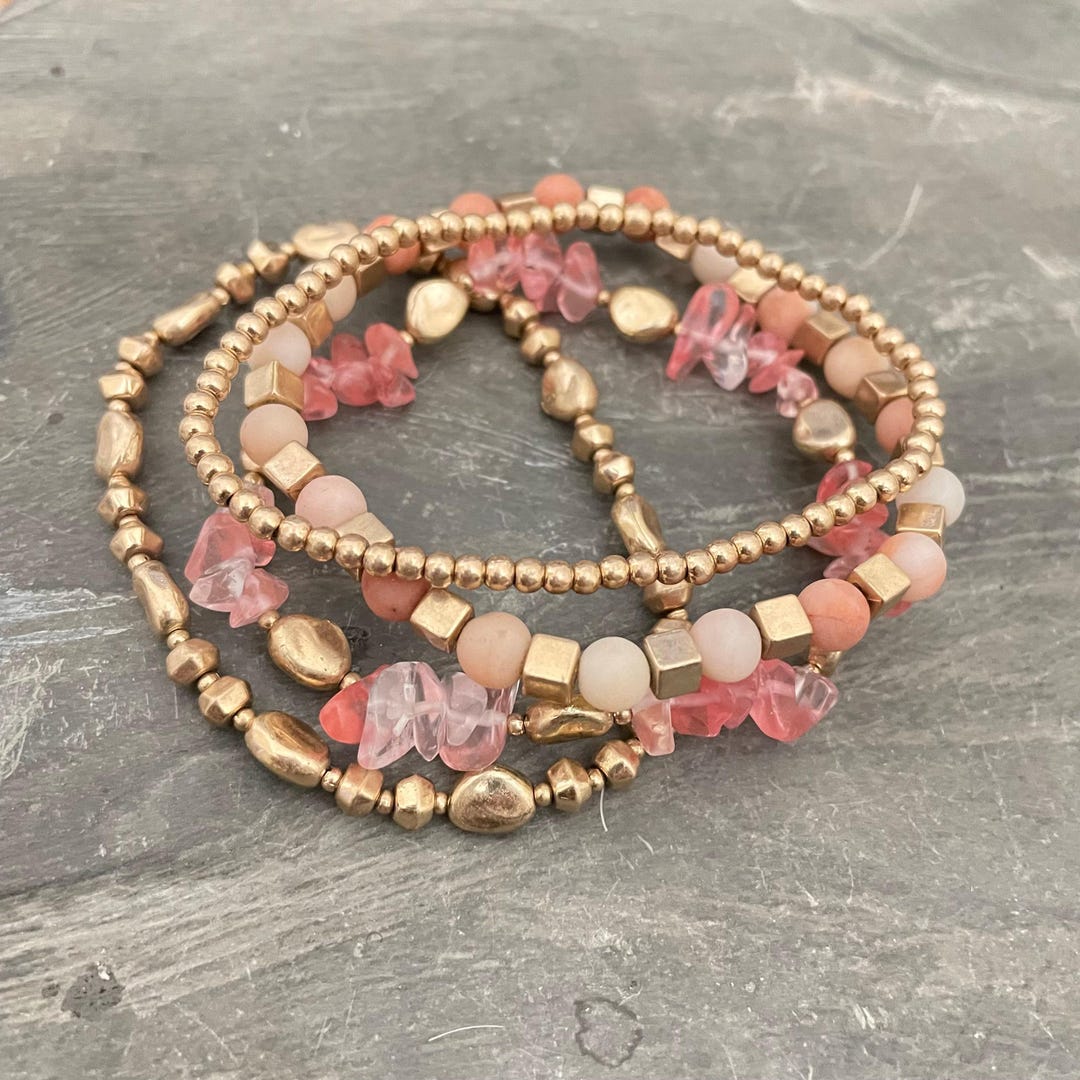 Set di braccialetti con nappe bohémien vintage, bracciale con