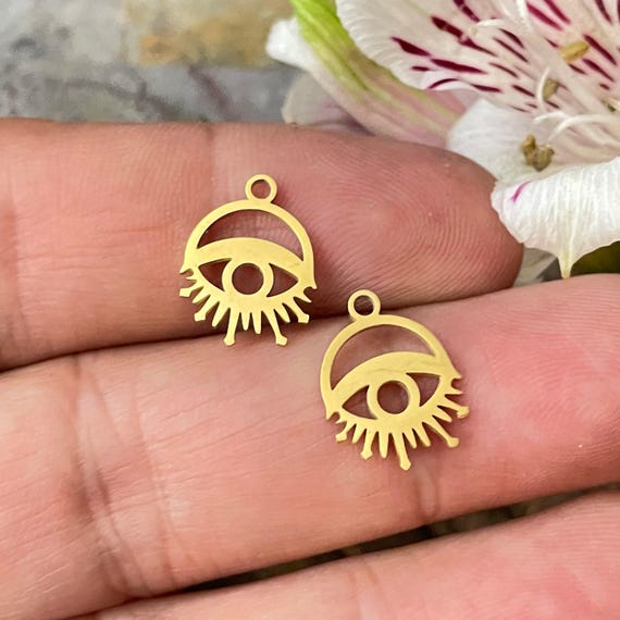 Stainless Steel Earring Charms - Laser Cut Geometric Connectors 2015