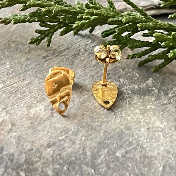 304 Stainless Steel Ear Stud Components - Earring findings for jewelry making-5423