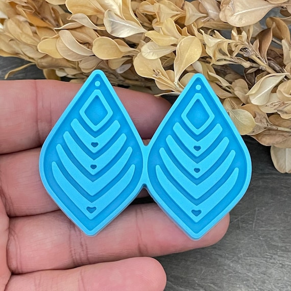 Leaf Silicone Resin Mold: Christmas Epoxy Craft (52mm)