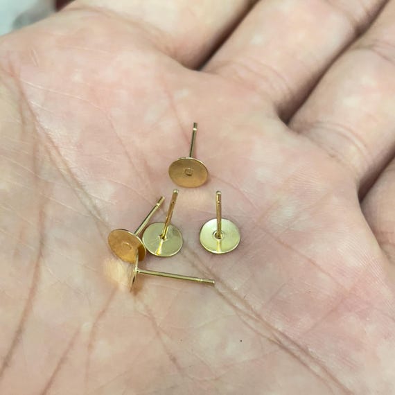 Earring Design Kit: Brass Findings and Steel Posts (DIY Craft) 5628