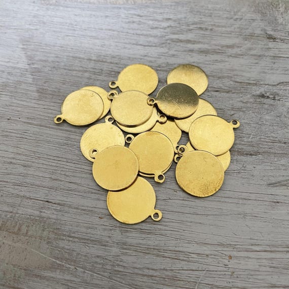 Raw Brass Earring Findings: Jewelry Making Supplies, 16 PCS - 3040