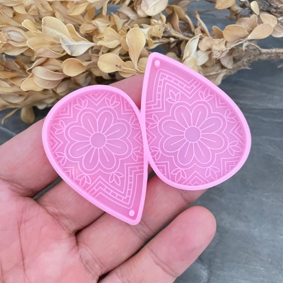 Bohemian Circle Earring Silicone Resin Mold Set for Jewelry Making - 6035