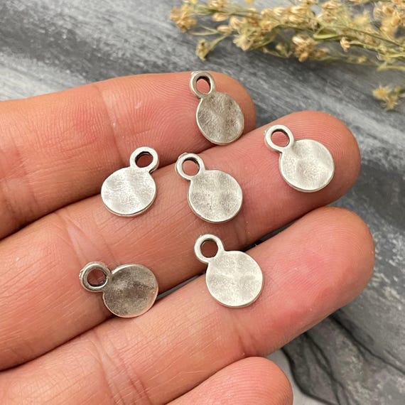 Jewelry Making Drops: Petite Raw Brass Mini Charms - 15 Pieces Set - 8075