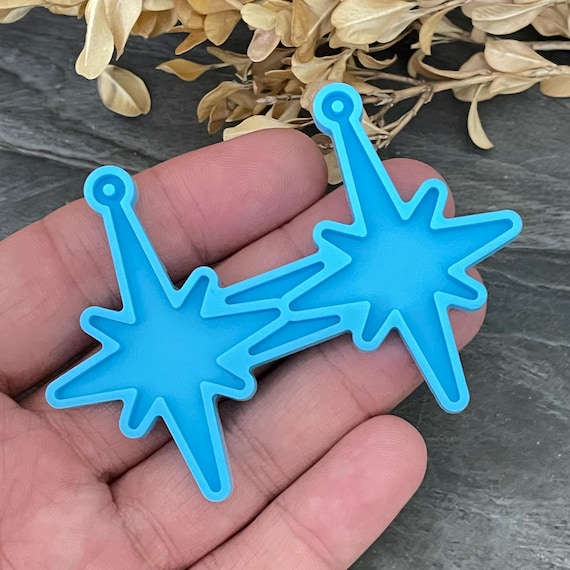 Shiny Resin Jewelry Mold Kit: Coin, Round, Bohemian Style - 6018