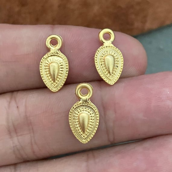 Bohemian Brass Earring Findings - Wholesale Ethnic Jewelry Supplies.  1097