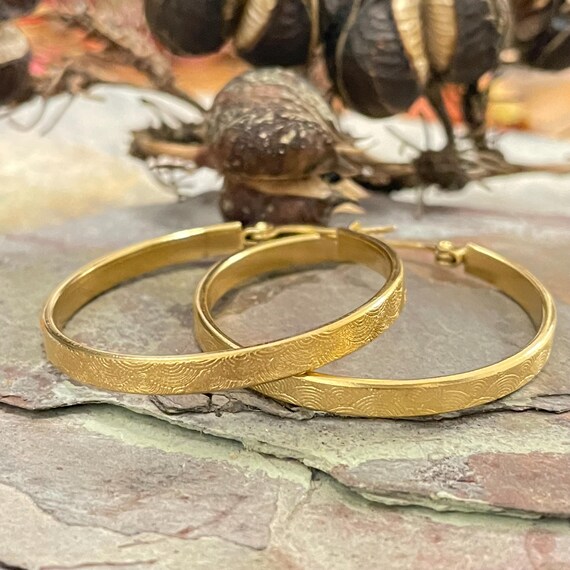 Geometric Boho Earrings: Handmade Minimalist Gold Hoops 5413