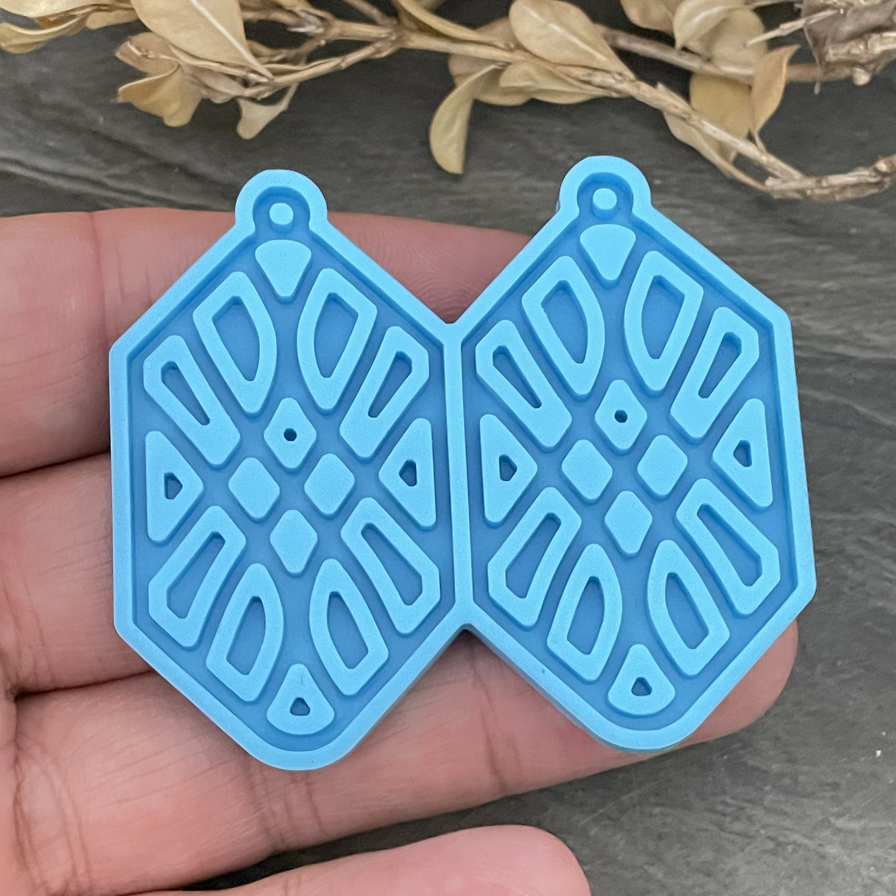 Neurospicy Earring Silicone Mold Epoxy Resin Molds Resin Jewelry Mold  Neurodivergent Cute Quote Earring Mold Resin Supplies Silicone Molds 
