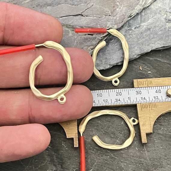 Brass Earring Hooks and Wires: Jewelry Making Kit for Beginners 5584