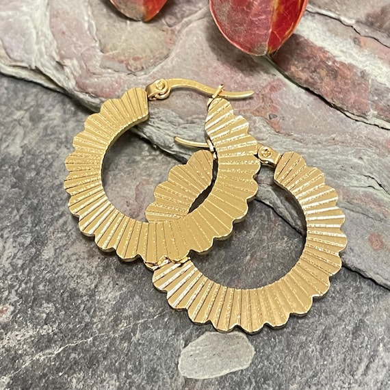 Handmade Bohemian Lotus Earrings with Gemstones, Boho Chic Jewelry- 5523