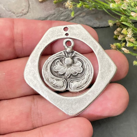 Bohemian Earring Making Kit: Brass & Silver Plated Jewelry Supplies - 8231