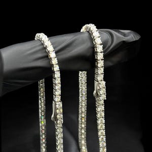 VVS Moissanite Tennisarmbänder, 925 Sterlingsilber-Tennisarmband, besteht Diamanttester, das beste Geschenk für alle