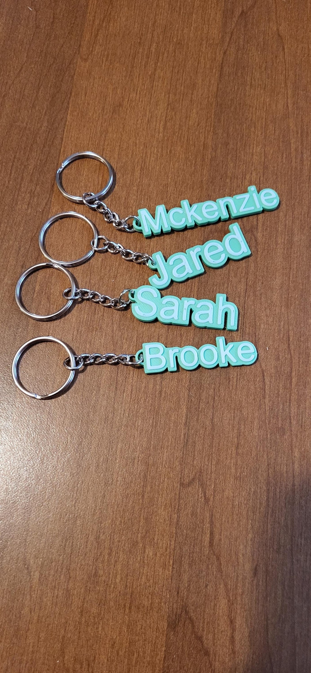 Personalized 3D Printed Name Keychains – Custom Name Keyring Gift - Etsy