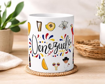 Venezuela Icons Mug | Venezuelan Culture Ceramic Mug