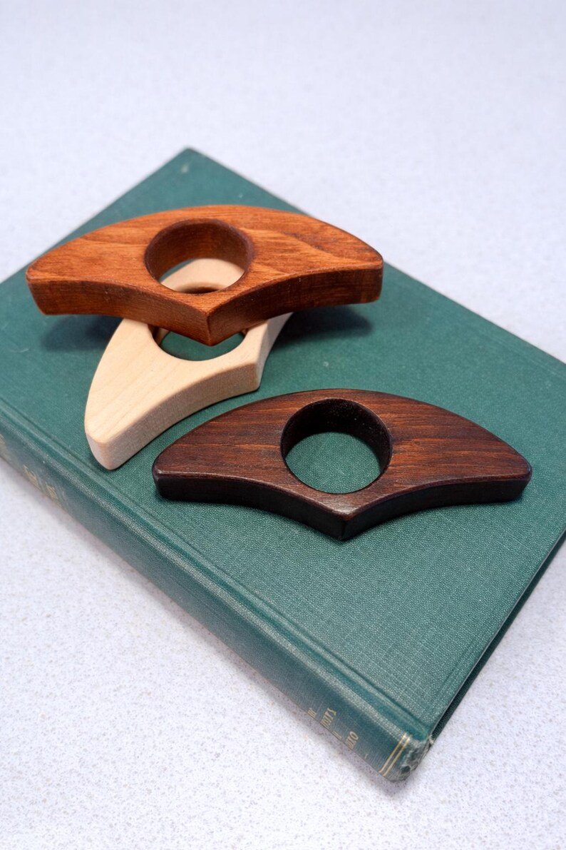 Wooden Thumb Book Holder | Handmade Page Holder | Reading Accessory ...