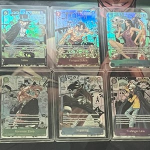 10 Card Lot - ENGLISH One Piece Manga Art One Piece TCG Custom PROXY Card Lot
