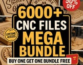 Biggest CNC Router STL Pack: 6000+ STL File For 3D Cnc Router Machine - Multiple Categories, cnc,  cnc Bundle, Cnc router files, cnc files