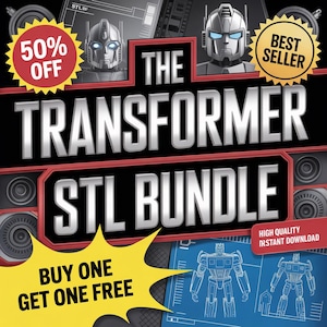 Biggest Transformer STL Bundle | 3D Printable Transformers Models | Optimus Prime, Bumblebee STL Pack for Resin & FDM, stl Bundle