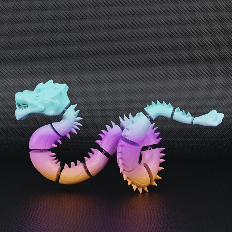 Flexi Dragon STL File | Articulated 3D Print | High Detail Dragon Model ...