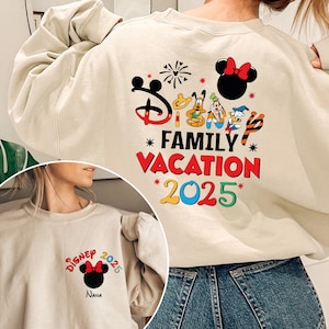 Disney 2025 Family Vacation Shirts, Mickey Castle 2025 Shirts, Disneyland Family Trip Shirt, Custom Mickey Trip Shirt