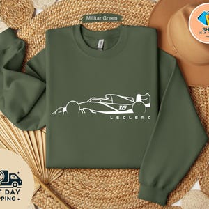 Charles Leclerc Formula One Sweatshirt, F1 Shirt, F1 Two Sides Shirt, Charles Leclerc Shirt, Charles Leclerc Sweater, Charles Leclerc Hoodie