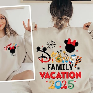 Disney 2025 Family Vacation Shirts, Mickey Castle 2025 Shirts, Disneyland Family Trip Shirt, Custom Mickey Trip Shirt