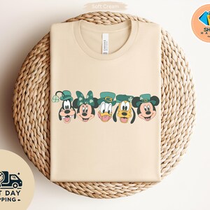 Disney St. Patrick&#39;s Day Shirt, Mickey and Friends St Patricks Shirt, Mickey St Patrick&#39;s Day Shirt, Matching Family Shirts, Minnie Mouse