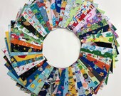 I Spy Fabric Pack - 100 Pieces - Pre-cut 5 quot squares perfect for baby or kids quilt