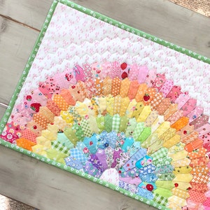 Rainbow Mini Dresden Kit with Pattern image 5