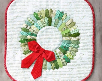 Dresden Wreath Mini Quilt | Kit with Pattern