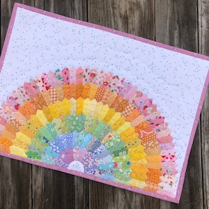 Rainbow Mini Dresden Wall Hanging | PDF Pattern