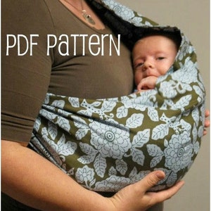 Baby Sling Beginner Friendly Project PDF Pattern image 1