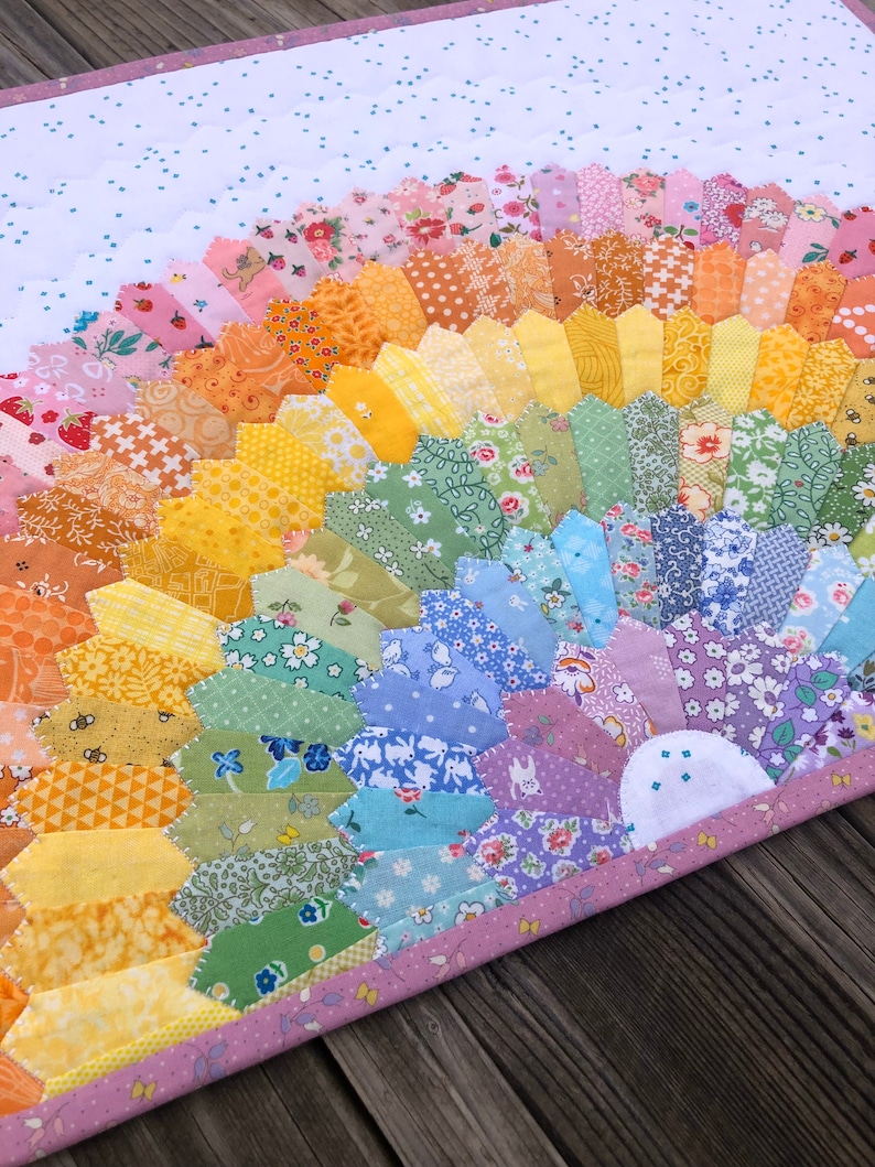 Rainbow Mini Dresden Kit with Pattern image 7
