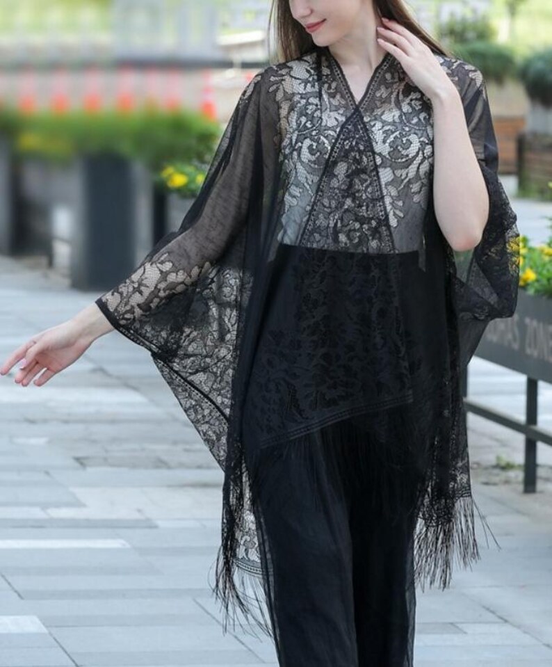 Haute Edition Women's Lightweight Summer Kimono Cardigan Cover Up In Leopard And Floral