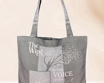 The Wind Is the Voice of the Trees Tote Bag