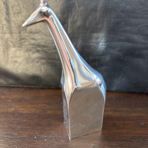 Dansk Silver plated Giraffe paperweight