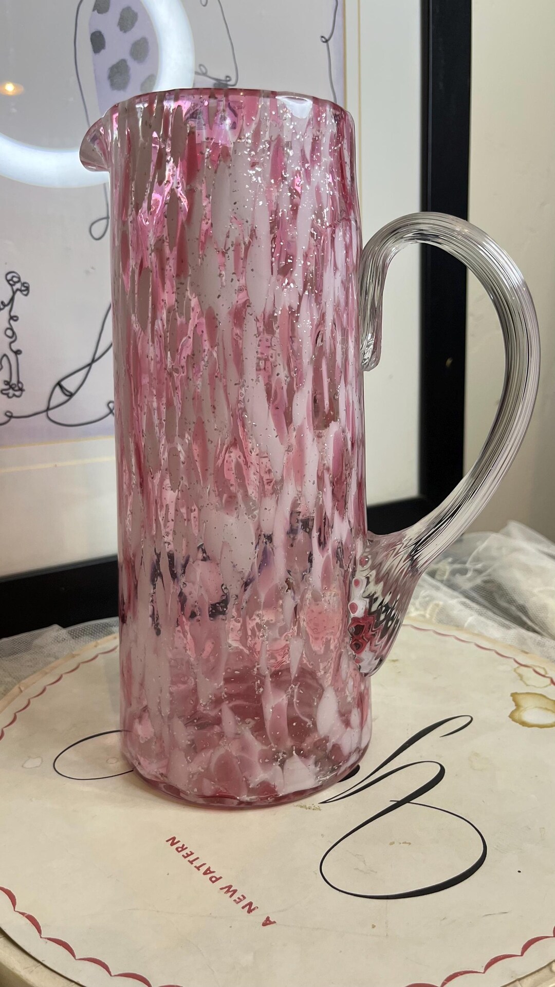 Vintage Blenko Handcrafted Pitcher - Etsy