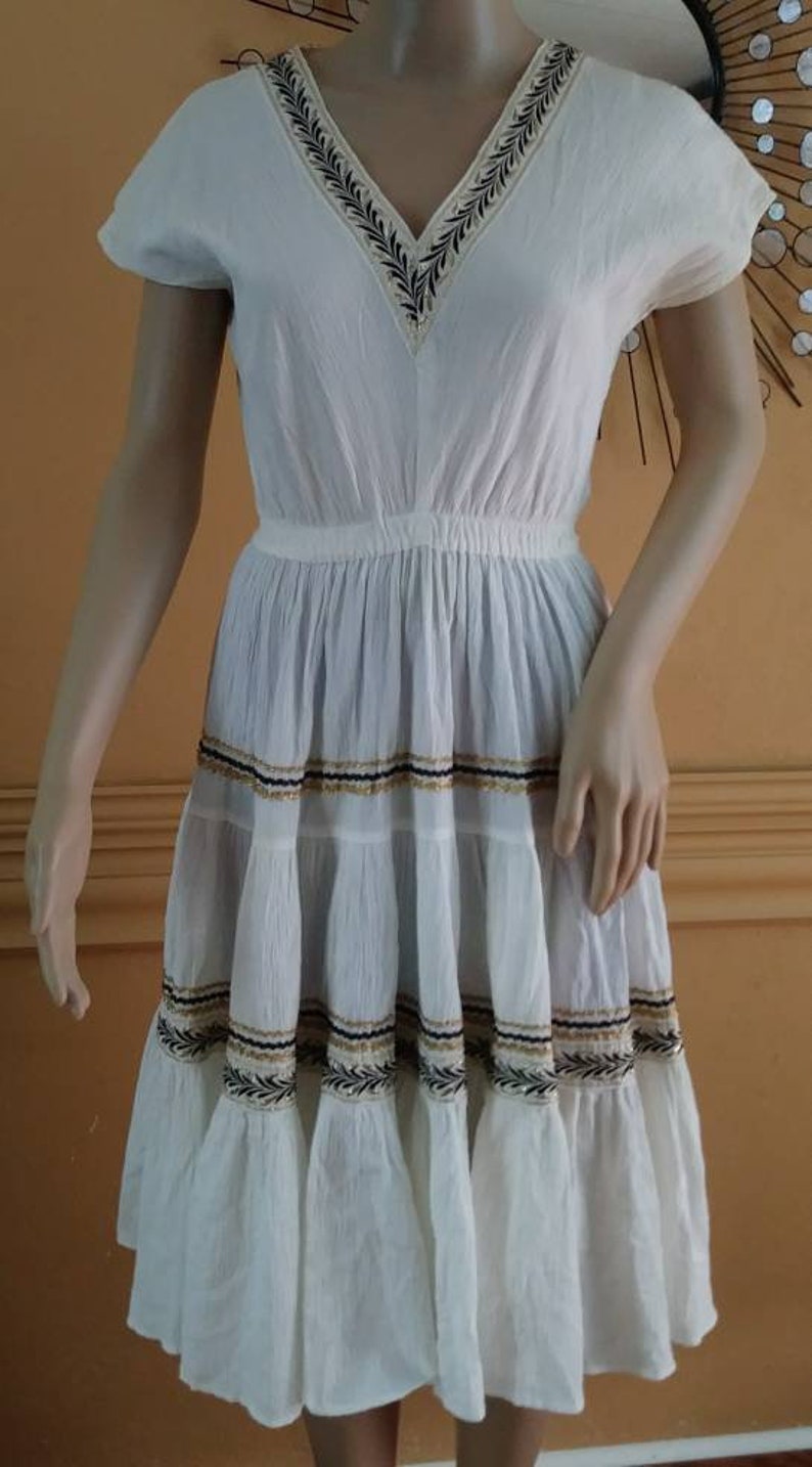 Vintage Patio Dress Summer Full Skirt Image 0